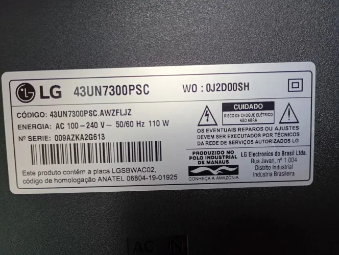 TV LG 43 