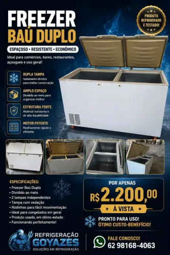 Freezer dupla ação