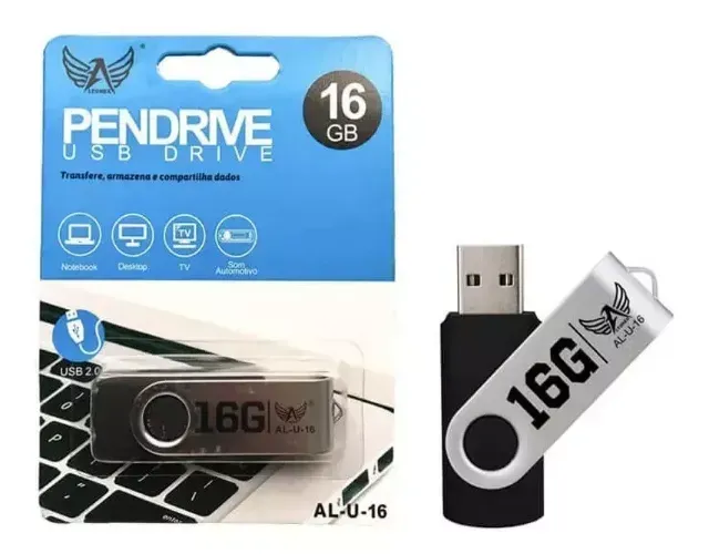 Pendriver Bootavel com Win 10 ou 11 (16GB) Ferramenta para Instalação de SO