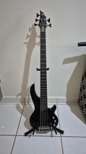 Baixo Cort Curbow 5 Cordas Preto Ativo Excelente Estado