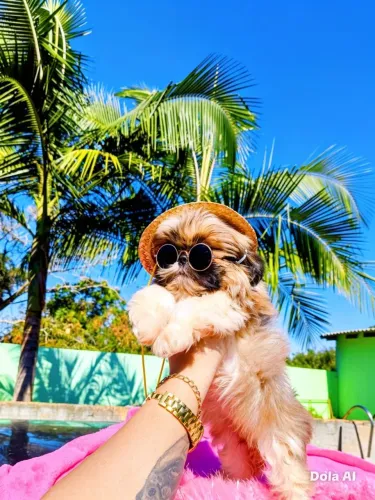 12 x 210, Toda vacinada!!Maravilhosa Shih Tzu fêmea mini..parceloem até 12 x 210,!!!