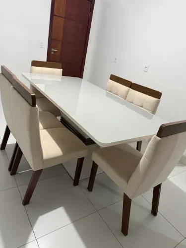 Mesa jantar 6 cadeiras