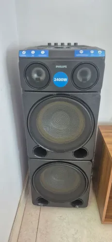 Caixa de Som Torre Philips TAX5509/78 Party Speaker 2400W