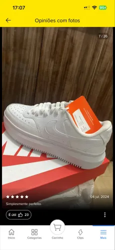 Tênis Nike Court Vision Alta Feminino