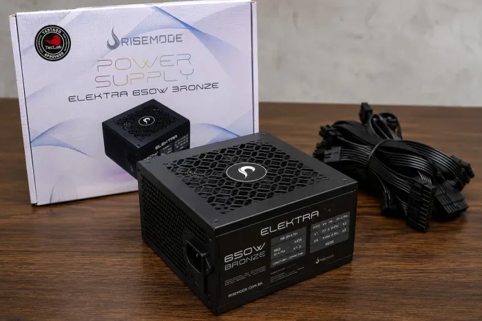 Fonte Rise Mode Elektra 650W Bronze 80 Plus - Nova Lacrada