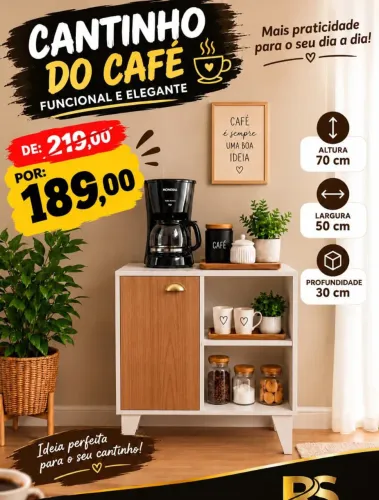 Cantinho de Café em MDF