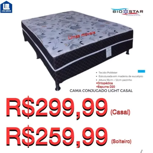 Cama box casal/solteiro
