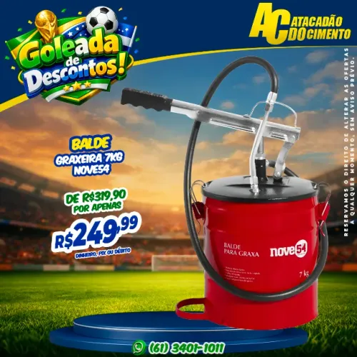 Balde Graxeira 7Kg Nove54