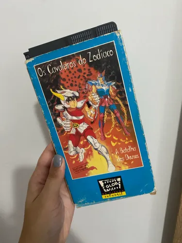Fita VHS Cavaleiros do Zodíaco
