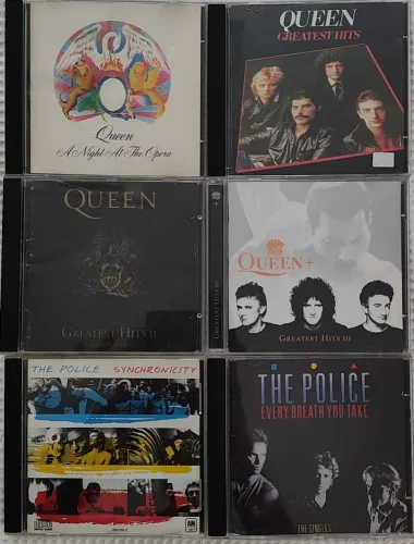 Lote de cds rock internacional originais.