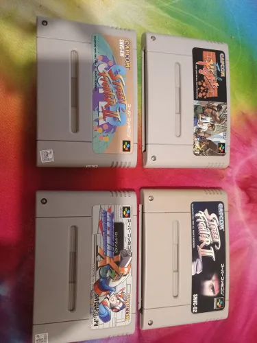 Combo Capcom - Rockman x3, Street Fighter, Super Street Fighter, Final Fight originais 