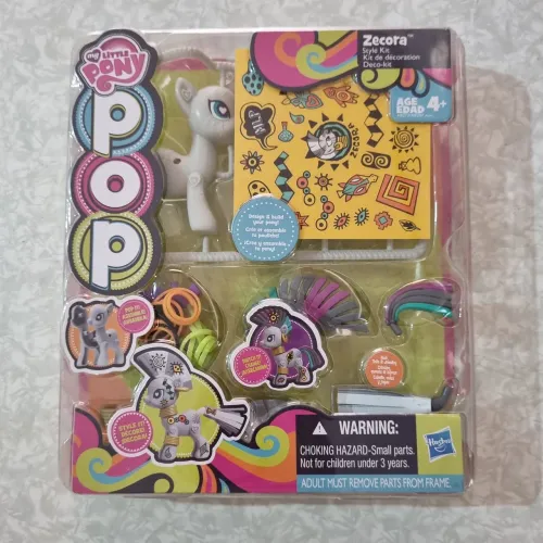 Zecora pop style kit NOVA com TODOS os acessórios e CAIXA - my little pony