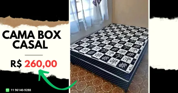 cama box casal (promoção)