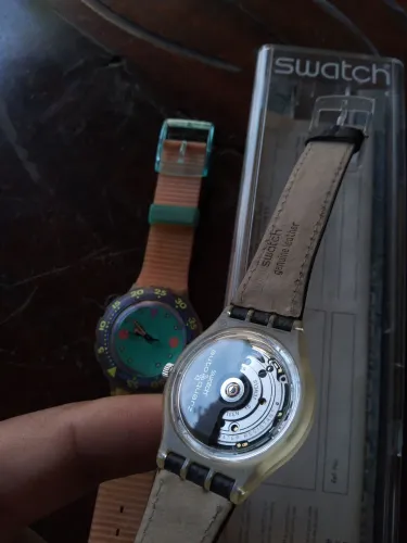 Relogio de coleção raro swatch ano 1997 automático 