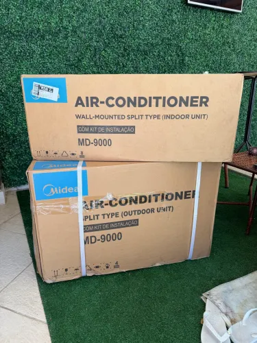 Ar-Condicionado Midea Split 9.000 BTUs Quente e Frio 220V Novo