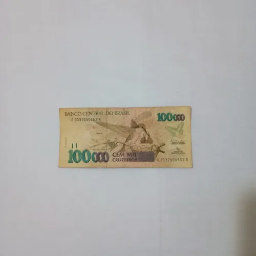 Cédula de 100.000 Mil Cruzeiros 