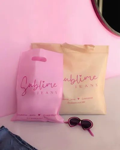 Sacolas personalizada com a logomarca mínimo 250 unidades