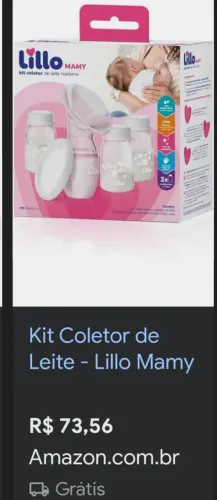 KIT COLETOR DE LEITE LILO