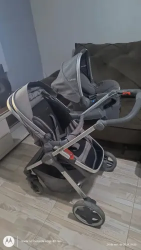 Carrinho berço  + bebê conforto ,marca Kiddo .