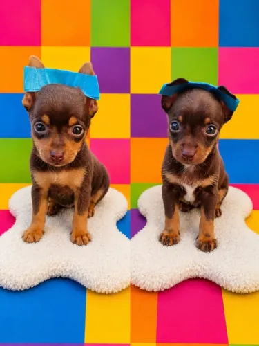 Pinscher Chocolate Apaixonante