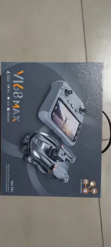 Drone V168 MAX com GPS e controle com tela