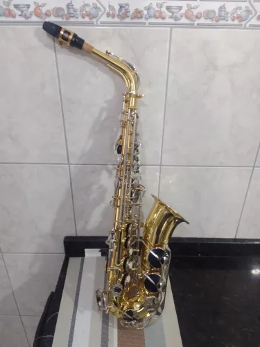 Sax alto yamaha ycl 26 sem uso 6.500 