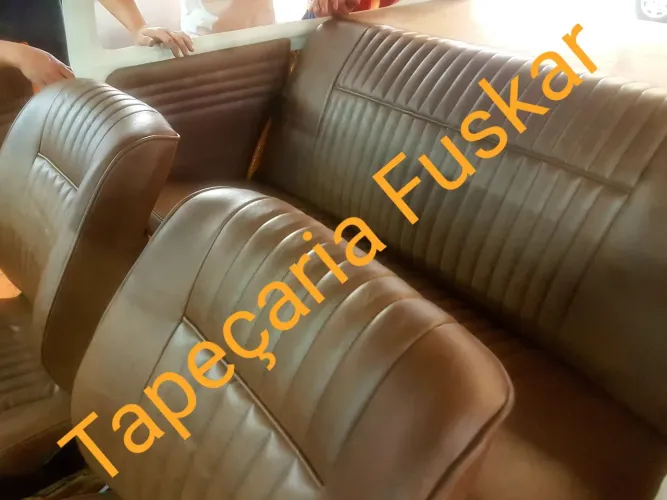 Bancos baixo de Fusca,* a base de troca, Tapeçaria Fuskar*