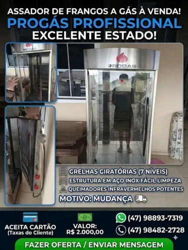 Máquina de assar frango