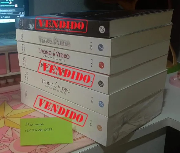 Livros Trono de Vidro - AINDA DISPONÍVEIS: vol. 1 e 4