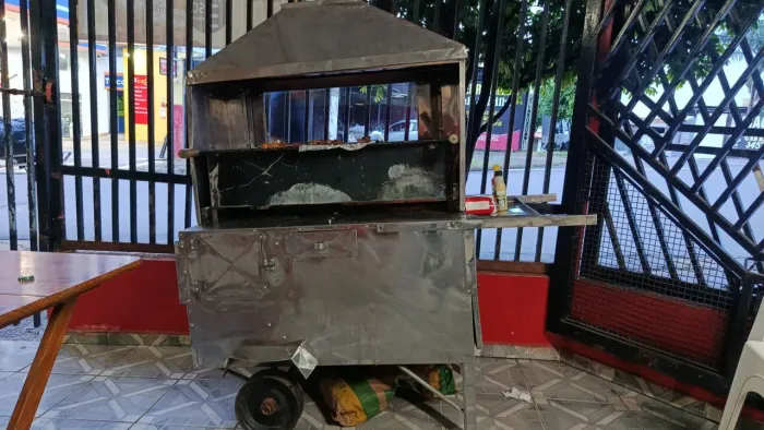 Carrinho de espeto zero