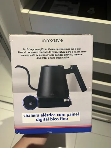 Chaleira elétrica bico fino luxo