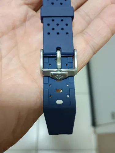Pulseira Citizen Azul ND LIMITS de 20mm  com logo Promaster. 