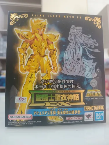 Cloth myth Hyoga ex metal - armadura de aquário lacrado