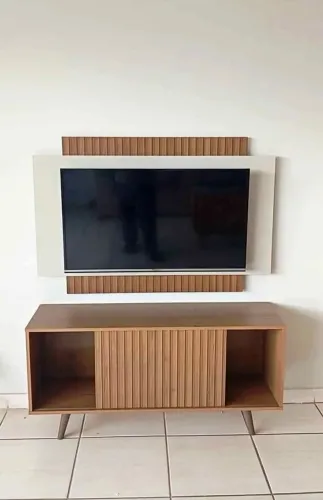Rack 1 Porta + Painel para Televisão até 50" (Novo) Entrega Grátis! 