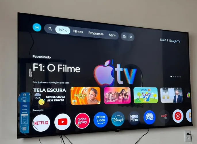 TV PHILIPS 75 POLEGADAS 4K borda infinita GOOGLE TV 