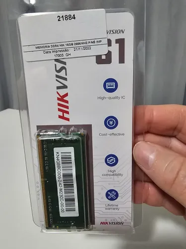 MEMORIA DDR4 HIK 16GB 2666MHZ P/NB IMP<br>7003 GH<br><br><br>VI<br><br>MEMORIA DD
