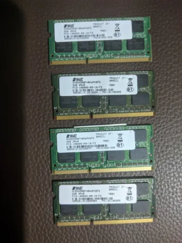 Memórias RAM DDR3 de 2GB para Notebook