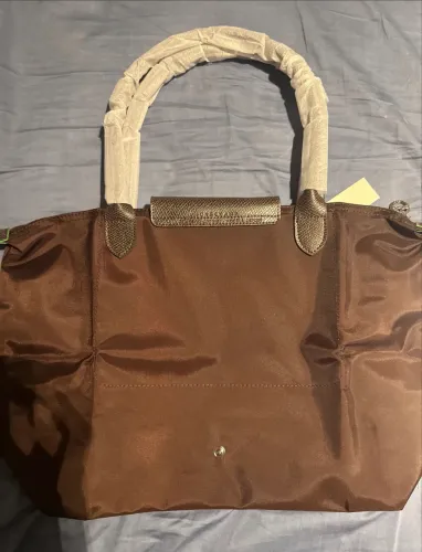 bolsa longchamp le pliage tote marrom