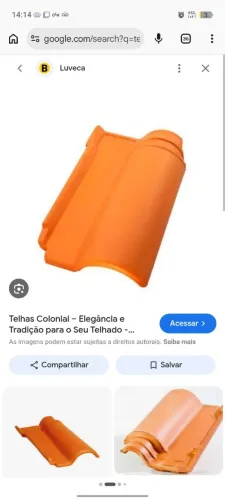 Telha usada colonial portuguesa