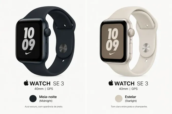 Apple Watch SE 3 GPS 40mm - Novo, Original Apple