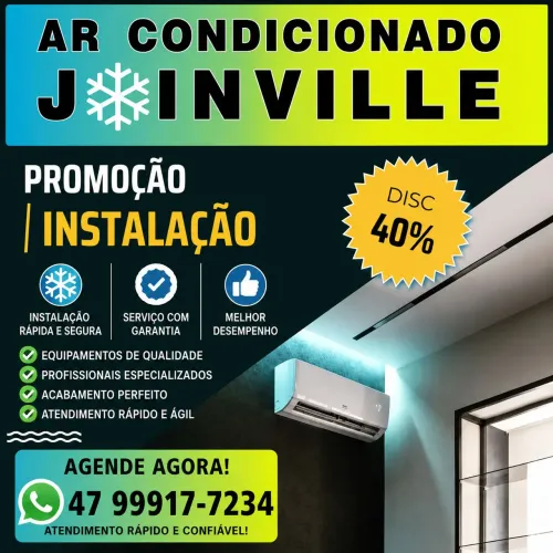 Promoção de instalação de ar condicionado