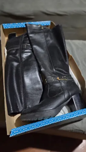Bota Cano Alto Mooncity Preta - Tam. 39 (Forma Pequena / Serve 38)