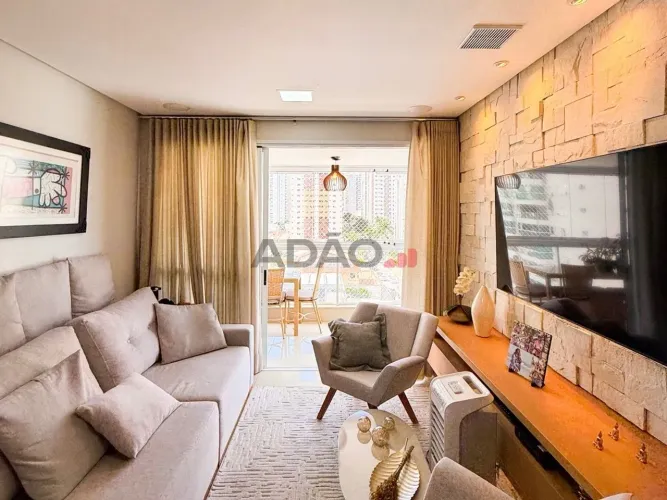 Apartamento mobiliado 105m² 3 suítes, Jardim Goiás, porteira fechada