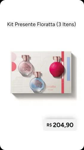 Kit 3 mini florattas 30ml - O boticário 