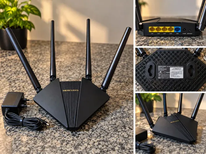 Roteador AC1200 Dual Band - Internet Mais Rápida em Toda Casa