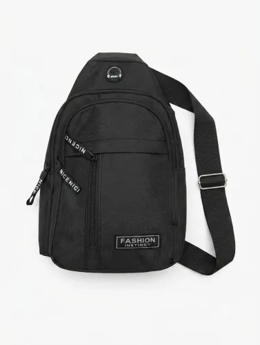 Bolsa mochila masculina transversal de ombro
