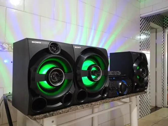 Som Sony - M-80D - Potente - 2150W/Rms - Bluetooth, HDMI, Usb, CD/Mp3 e etc. Funciona 100%