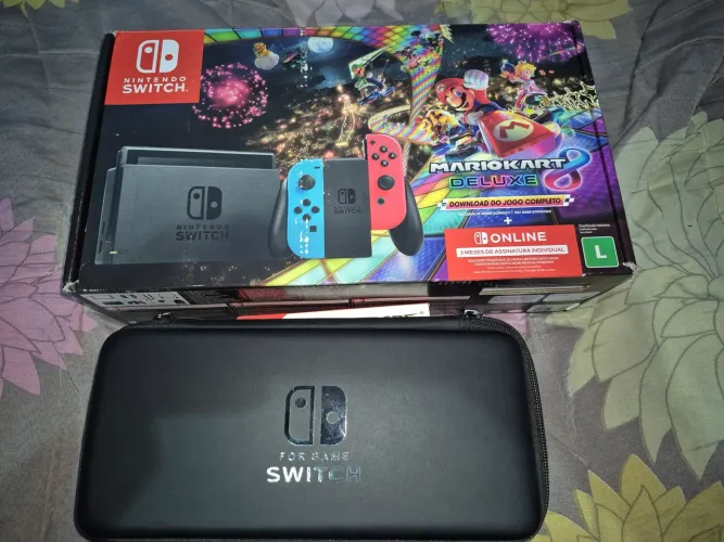 Nintendo switch v2 desbloqueado 256gb
