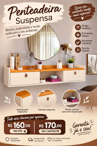 Penteadeira / rack a venda