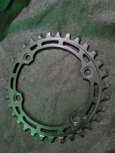 Coroa original shimano 10v e 11v 32 dentes BCD 96 ASSIMÉTRICA 